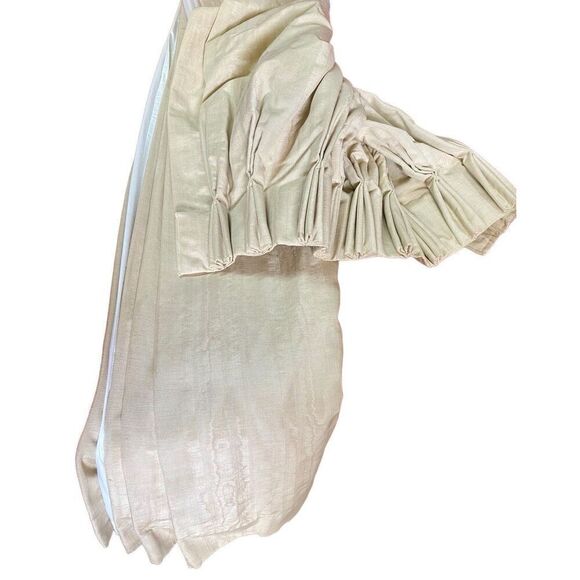 Classic Window Treatment Two Panel Currains Valance Tessels 36”W x 100”L Custom - Picture 1 of 11